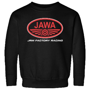 Discover Jawa Racer Emblem Design Sweatshirts
