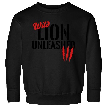 Discover wild lion unleashed Sweatshirts