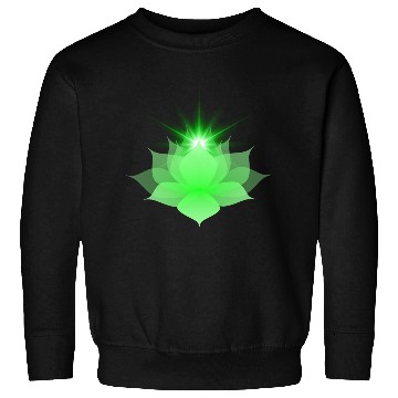 Discover Green Chakra Lotus Sweatshirts