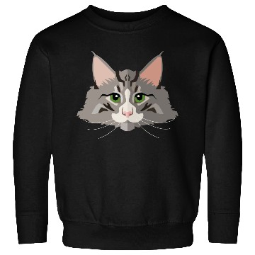 Discover grey cat Sweatshirts