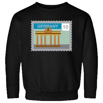 Discover germany mail stamp Sweatshirts