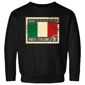 Discover italy post stamp Sweatshirts