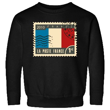 Discover france post stamp Sweatshirts
