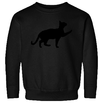 Discover Vector Cat Silhouette Sweatshirts