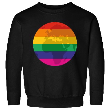 Discover Rainbow earth Sweatshirts