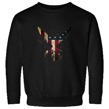 Discover Merica Eagle American eagle with US flag Sweatshirts