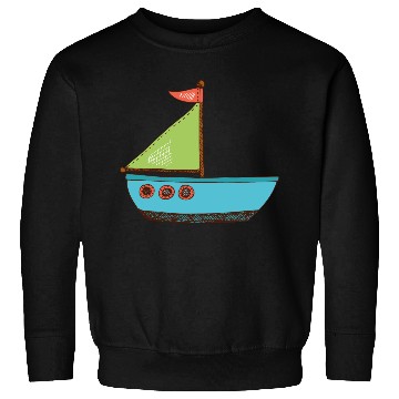 Discover sailing boat Sweatshirts
