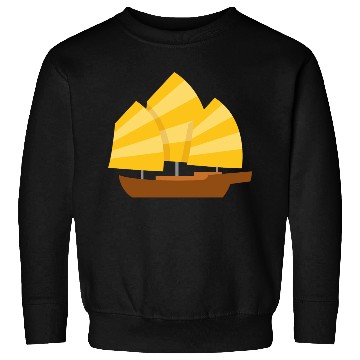Discover sailing boat Sweatshirts