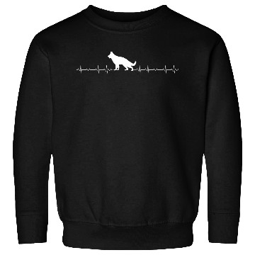 Discover German Shepherd - German Shepherd Heartbeat Sweatshirts