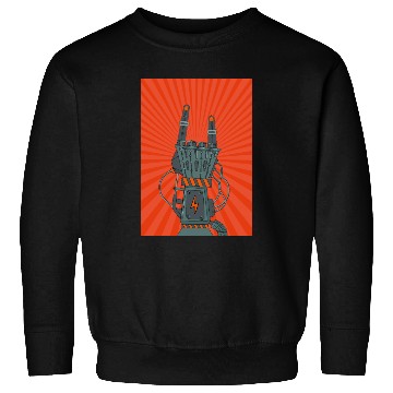 Discover hard rock horns robot Sweatshirts