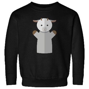 Discover goat puppet Sweatshirts