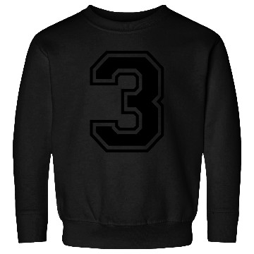 Discover Number 3 three college style counting gift Sweatshirts