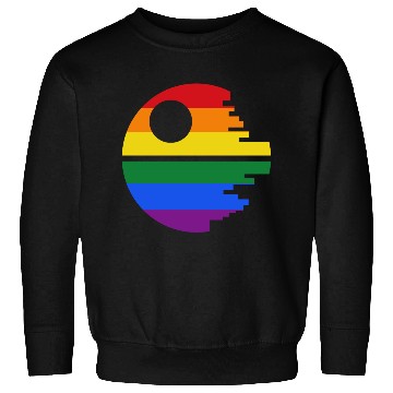 Discover Rainbow Death Star Sweatshirts