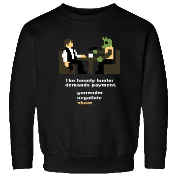 Discover Han and Greedo 8-Bit Sweatshirts