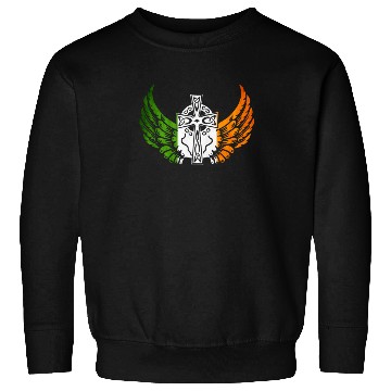 Discover Irish Flag Design Celtic Cross Irish gift Sweatshirts