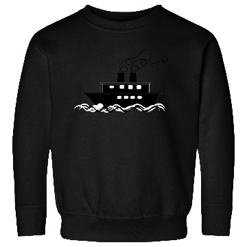 Discover ship boat canoe sailboat submarine yacht anchor136 Sweatshirts