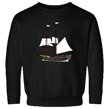 Discover ship boat canoe sailboat submarine yacht anchor405 Sweatshirts