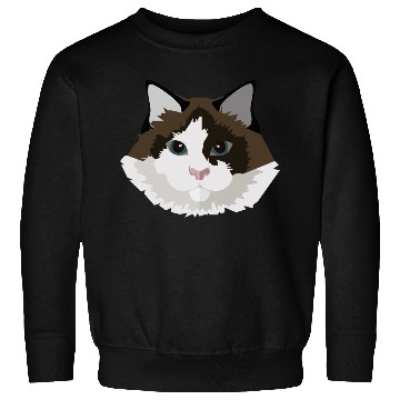 Discover Cat face Sweatshirts