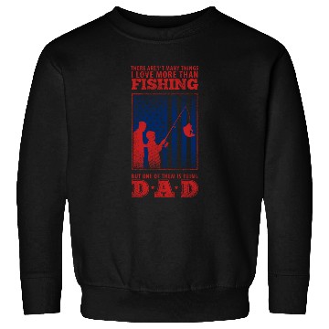 Discover Fishing Dad USA Sweatshirts