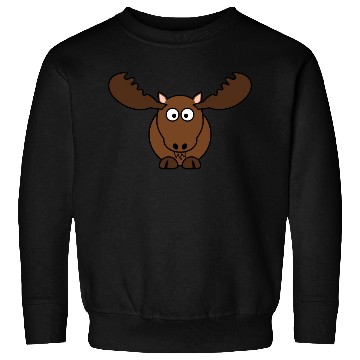 Discover Elk Deer Moose Head Hunter Comic Gift Present Sweatshirts