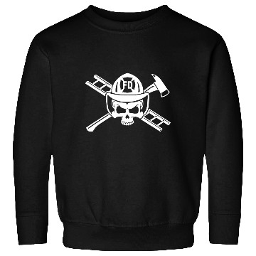 Discover Firefighter Crossbones Sweatshirts