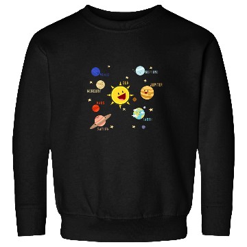 Discover Planets Galaxy Sweatshirts Science Sweatshirts