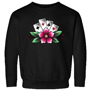 Discover Flower gambler tattoo Sweatshirts