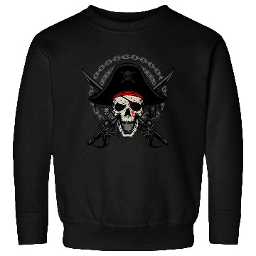 Discover Ahoy Buccaneers Avast Ye motif of Pirate Skull Sweatshirts