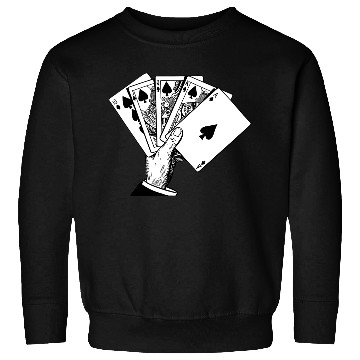 Discover Royal Flush Vintage Illustration Sweatshirts