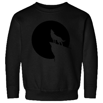Discover Howling wolf full moon space galaxy gift dog trend Sweatshirts