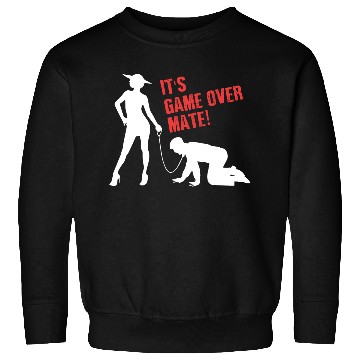 Discover Funny Grunge Game Over Mate Stag Night Party Sweatshirts