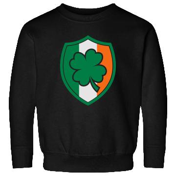 Discover Ireland Flag - Irish - Ire -St Patricks day-Clover Sweatshirts