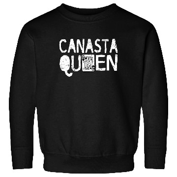 Discover Fun Card Game Sweatshirts Canasta Queen
