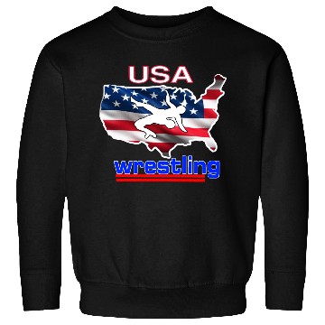 Discover USA Wrestling Sweatshirts