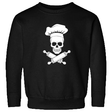 Discover baker skull hat gift love bread cake yummy relax Sweatshirts