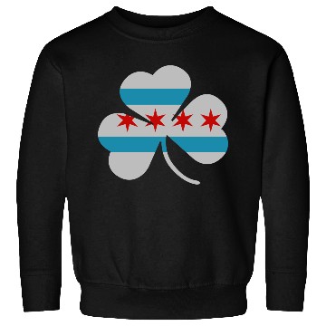 Discover Irish Chicago Flag Shamrock Sweatshirts