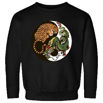 Discover Yin yang tiger & dragon Sweatshirts