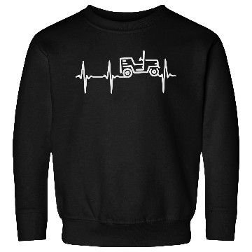 Discover Heart Beat Jeep Sweatshirts