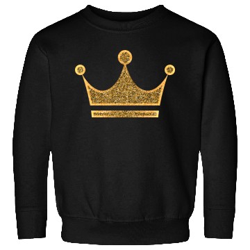 Discover Vip golden crown monarch king vector image rap art Sweatshirts