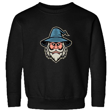 Discover Wizard Head Mascot Sweatshirts