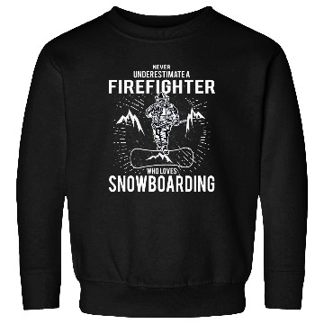 Discover Firefighter Snowboarding Sweatshirts