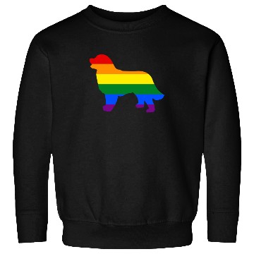 Discover Gay Pride Dog Bernese Mountain Dog Gay Pride Dog Apparel Sweatshirts