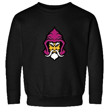 Discover Wizard Head Front Mascot Sweatshirts