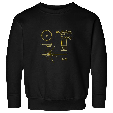 Discover NASA golden record official image voyager Sweatshirts