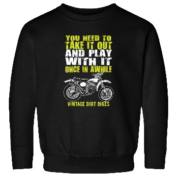Discover Dirt Bike Play Vintage Sweatshirts