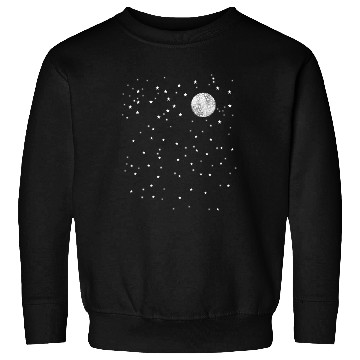 Discover moon in the night sky Sweatshirts