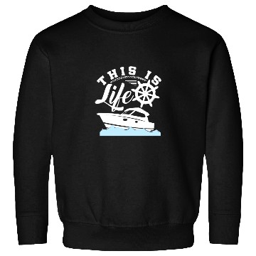 Discover Boat Sailing Yacht Sea Onean Sweatshirts