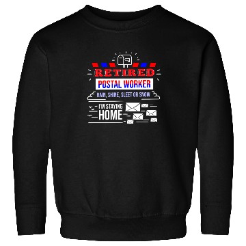 Discover Retirement Post Office Retired Postal Worker Gift Sweatshirts