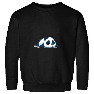 Discover Funny sleeping panda Sweatshirts