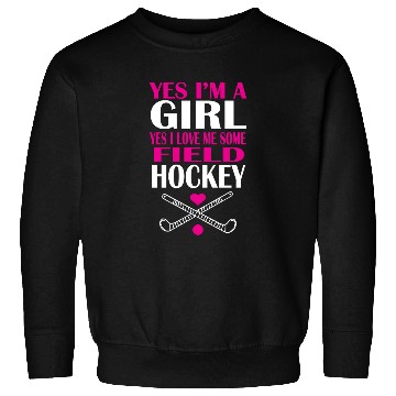 Discover Field hockey girl Sweatshirts